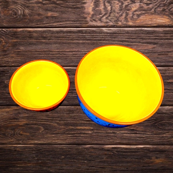 Hallmark Ceramic Set of 2-Pet Snack & People Snack Bowls - Picture 11 of 12